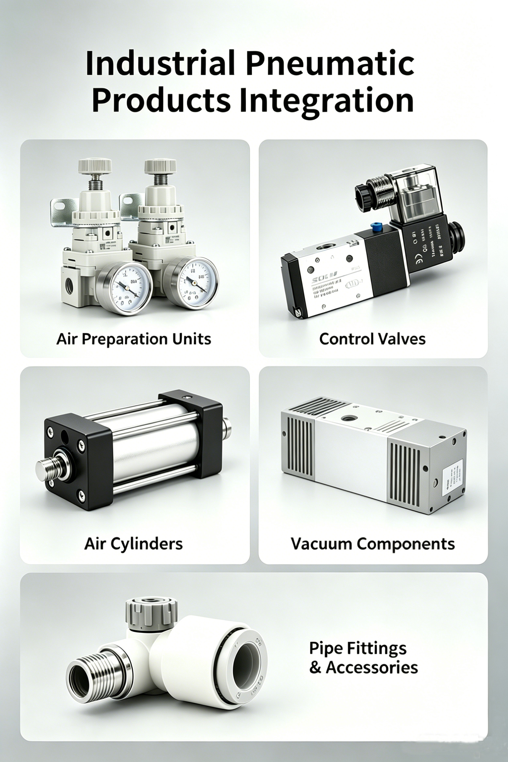 Serye ng Mga Bahagi ng Pneumatic