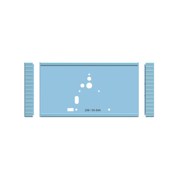 Plastic switchgear panel